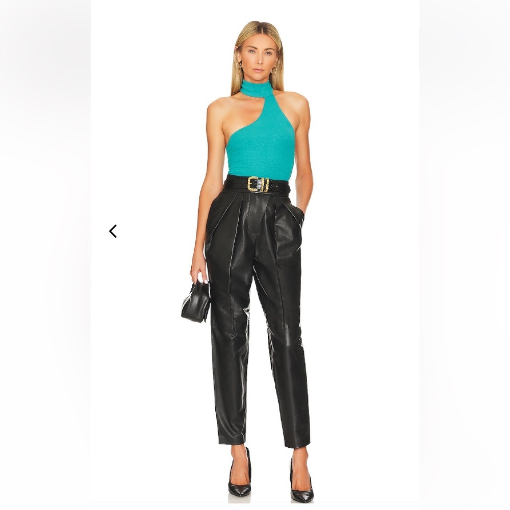 Teal One-Shoulder Lovers & Friends Bodysuit NWOT
